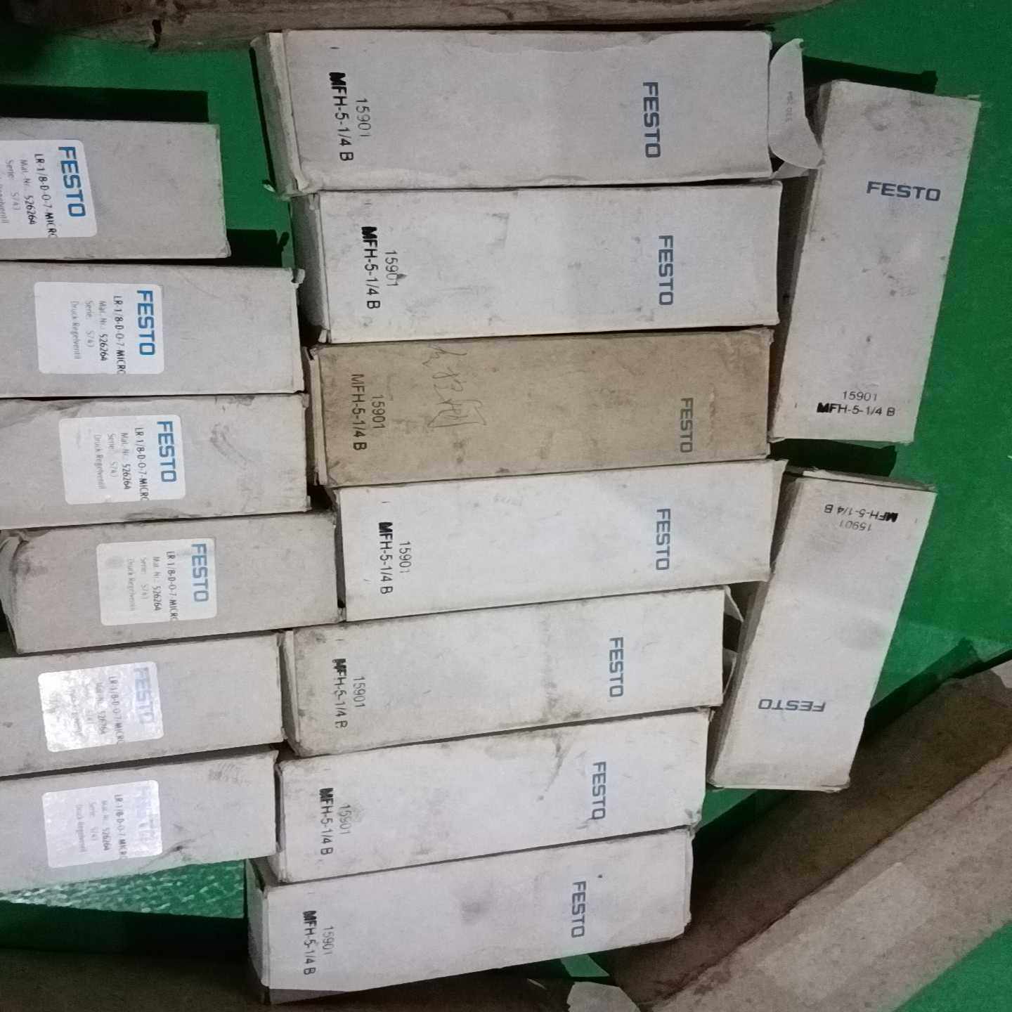 询价FESTO费斯托气控阀电磁阀MFH-5-1/4B共9个，