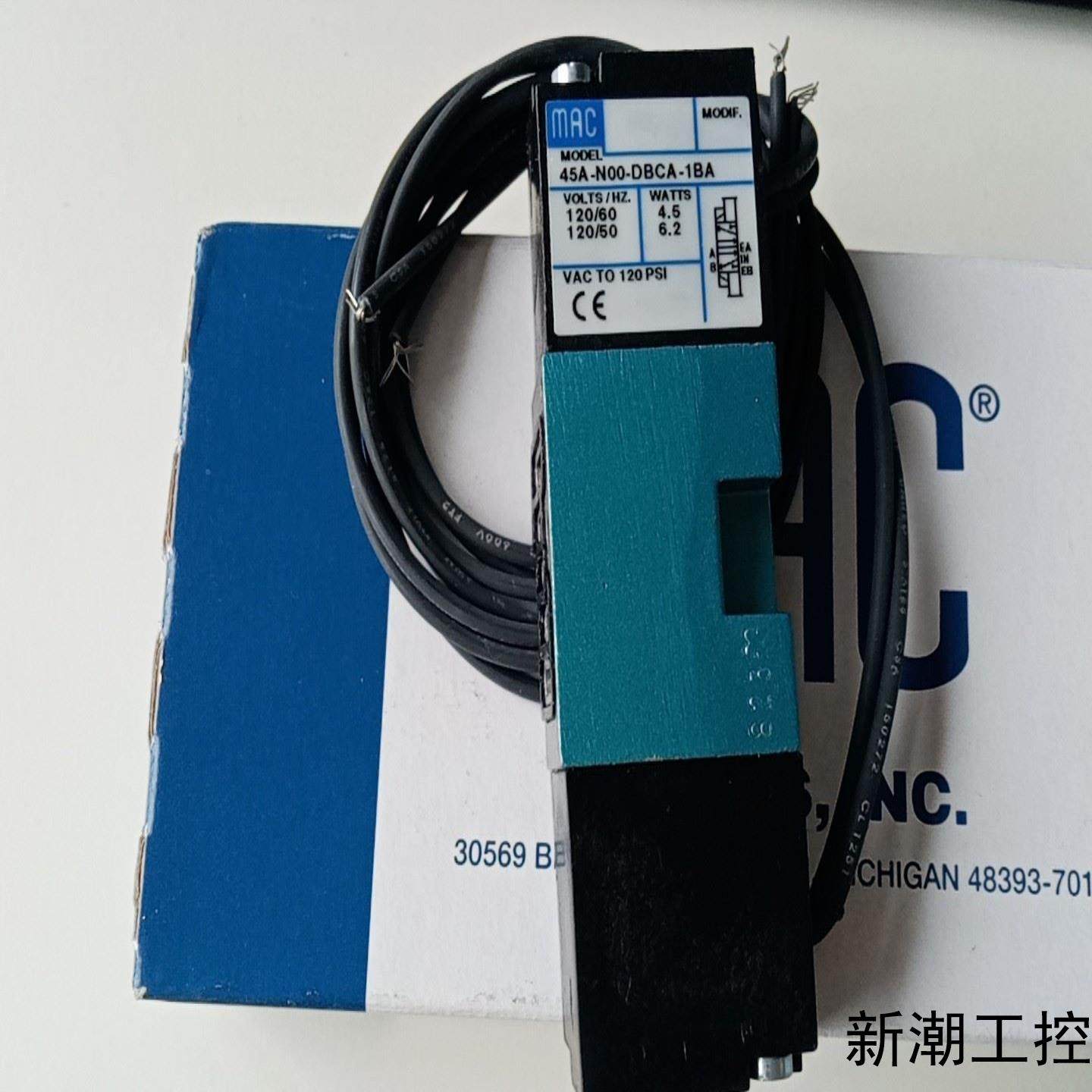 MAC电磁阀45A-N00-DBCA-1BA全新原装进口正议价商品
