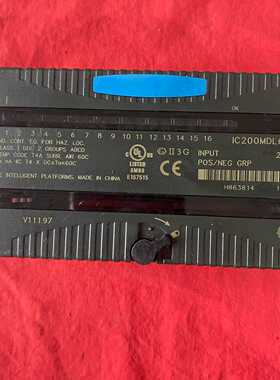 GE智能平台模块IC200MDL640K，16PT输入模块，--议价商品