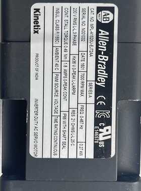 【星慕电子】AB MPL-A1520U-EJ72AA。电机，功能