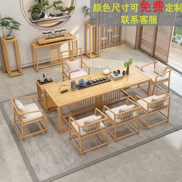 实木茶桌小型家用新中式客厅接待酒店公室茶馆茶楼全套茶台,商业/办公家具,茶台/茶桌,淘宝优惠券,粉丝福利购,淘宝优惠卷