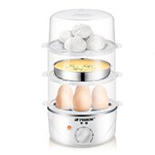 新款 三层多功能蒸蛋器家用不锈钢定时煮蛋器早餐机礼品