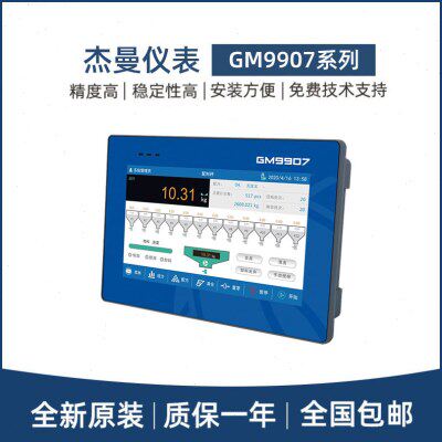 杰曼称重仪表GM9907-LB/LD触屏双秤称重包装仪表称重控制仪表