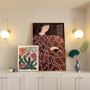 马蒂斯人物世界名画客厅装 饰画餐厅卧室摆放画北欧艺术小众挂画