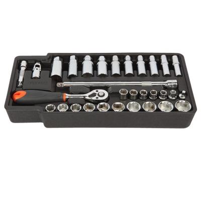 钢盾工具31件套10mm系列套筒组合工具托配合工具车用S025022