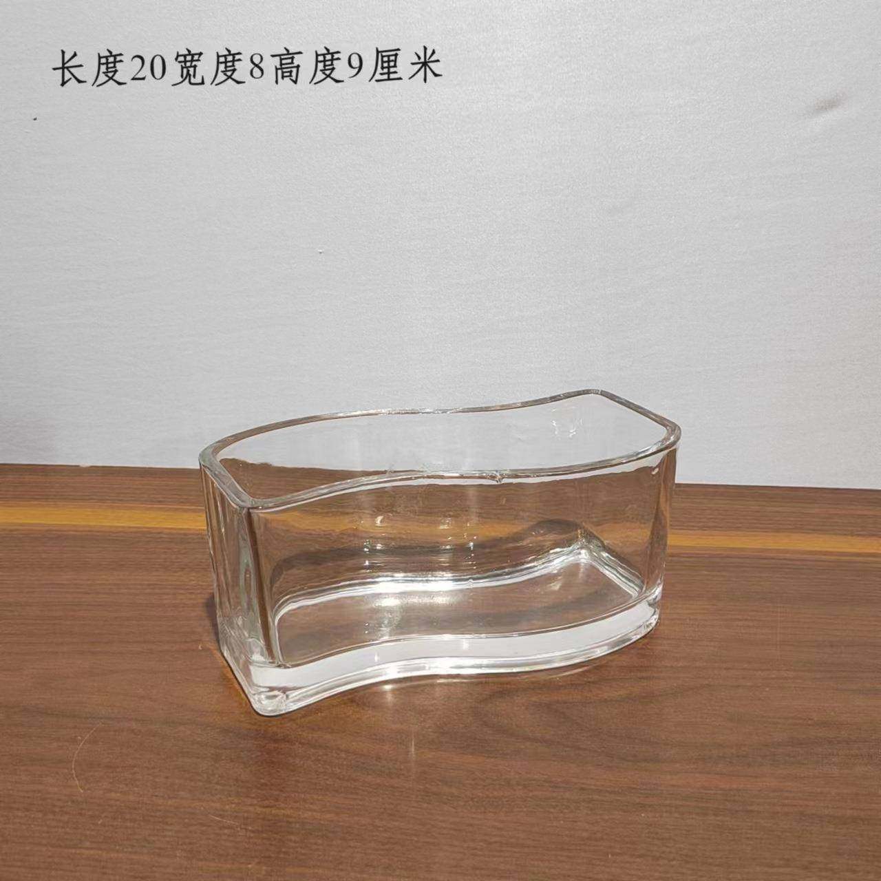 现代简约椭圆缸透明长方缸花瓶摆件家居样板房阳台水养绿萝摆件,农用物资,其他肥料,淘宝优惠券,粉丝福利购,淘宝优惠卷