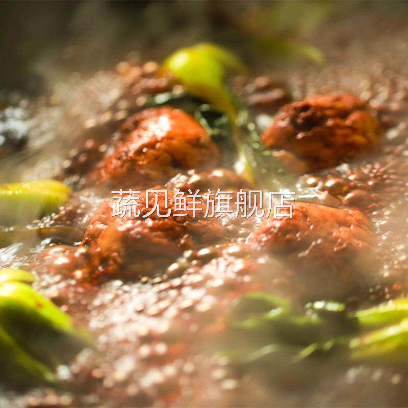 正宗扬州红烧狮子头润绿叶四喜丸子手工肉圆卤味杨州小吃美食特产