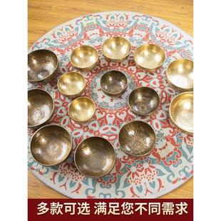 颂钵尼泊尔手工佛音钵音碗法海钵铜钵铜磬静心冥想钵盂法海碗金钵