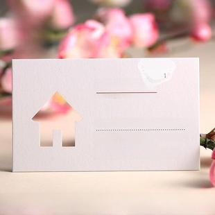 模切异形切雕高端名片定制印刷制作个性化设计400g白色专用纸