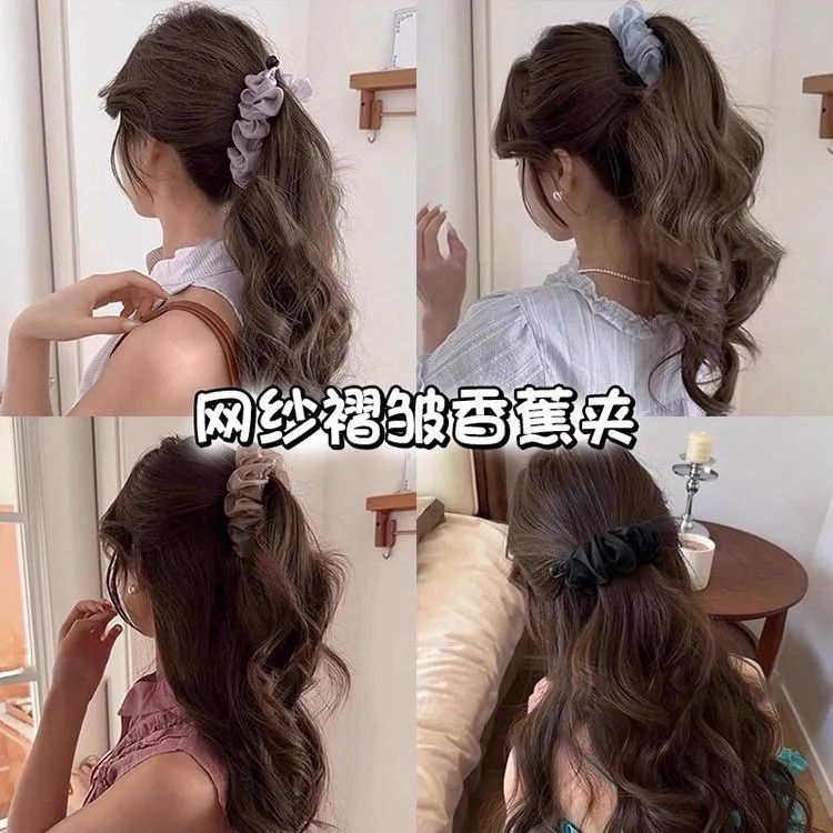 新款夏季2025温柔法式高马尾发饰