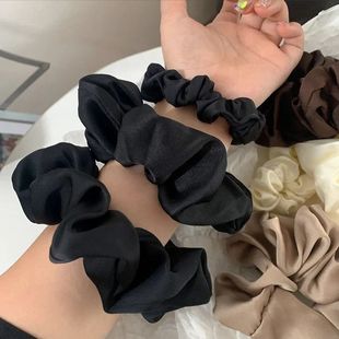 精致高级韩国ins风发圈缎面头绳皮筋大肠简约头发头饰丸子发饰女
