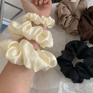 高级韩国ins风发圈缎面头绳皮筋大肠简约头发头饰百搭丸子发饰女