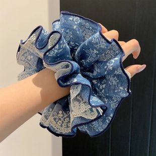 韩系轻奢清新碎花系列发圈复古高级马尾丸子头扎发头绳发饰女新款