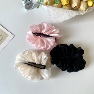 浮花霁月蓬蓬香蕉横着温柔仙气超仙发饰女 香蕉夹横款 夏季 2025新款