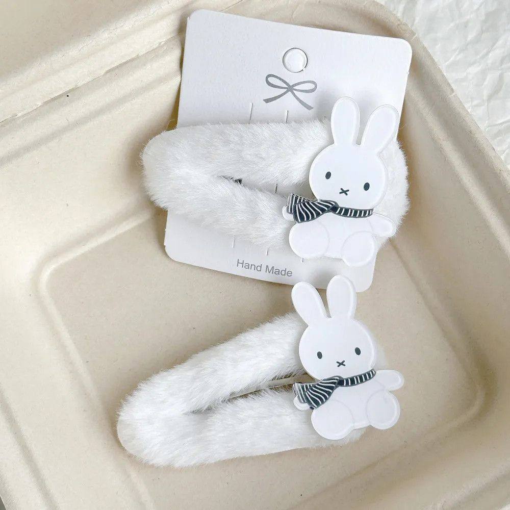 甜美ins发夹可爱新款甜酷米菲兔刘海少女个性小众y2k学生头饰发饰