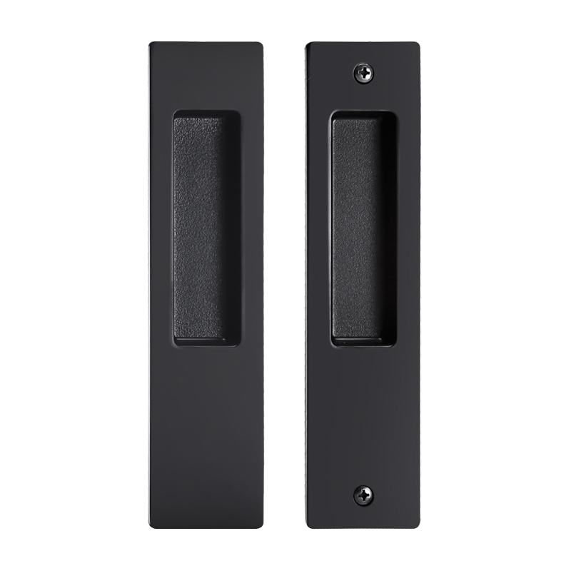 美式推拉门拉手实木移门暗扣手室内厨房卫生间嵌入式对装暗藏拉手