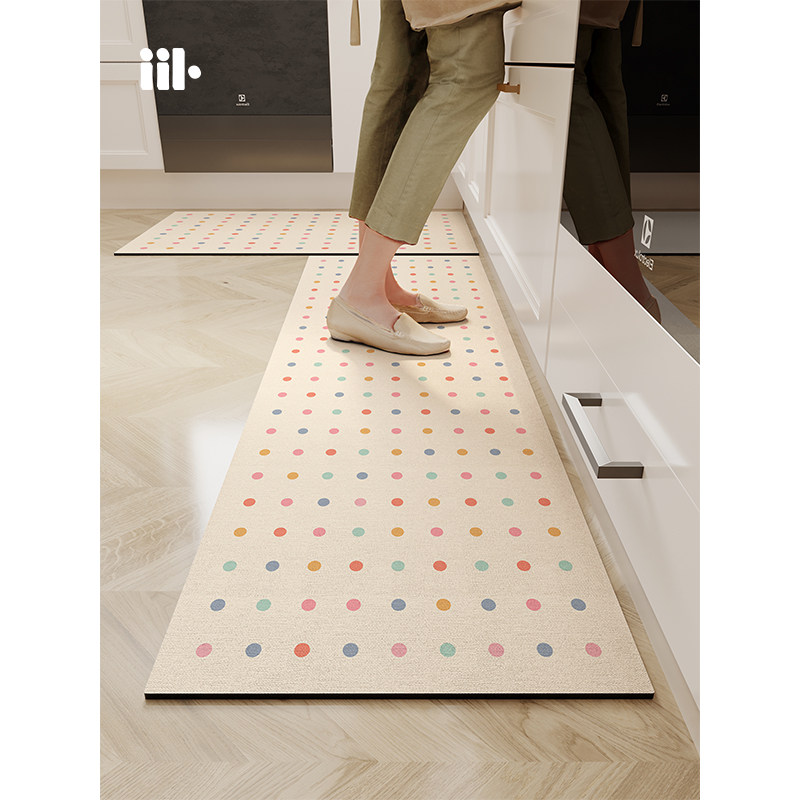 厨房地垫长条吸水吸油垫子防滑脚垫防油防水可裁剪进门门垫地毯,居家布艺,家用脚垫,淘宝优惠券,粉丝福利购,淘宝优惠卷