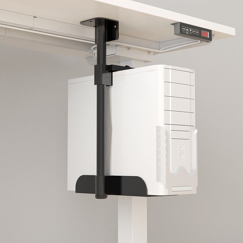 电脑主机托架桌下台式机箱悬空置物架办公室悬挂吊架托盘金属支架