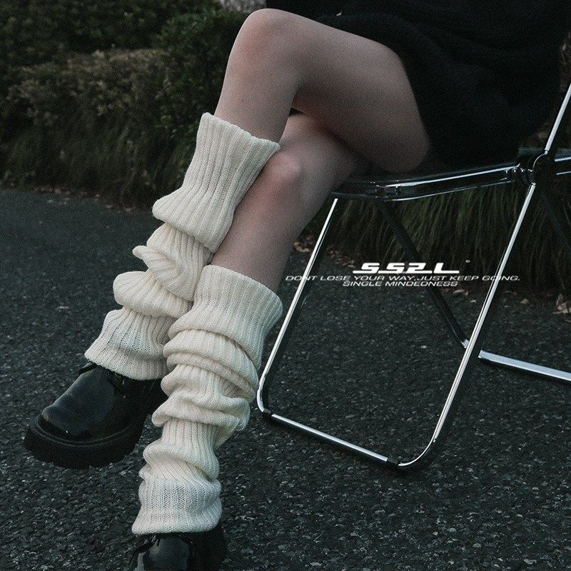 SS2L秋冬21aw日系经典潮流毛线保暖加厚雪地长筒袜套靴套堆堆袜,女士内衣/男士内衣/家居服,长筒袜,淘宝优惠券,粉丝福利购,淘宝优惠卷