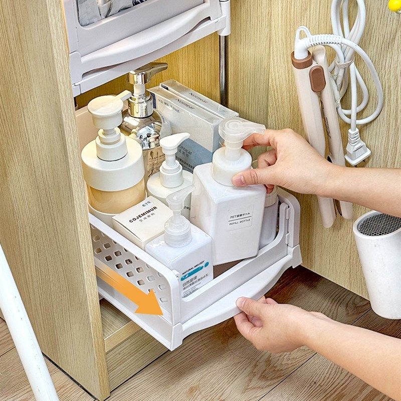 宿舍电脑主机柜收纳神器分层置物架挂架柜子分层架学生宿舍抽拉柜