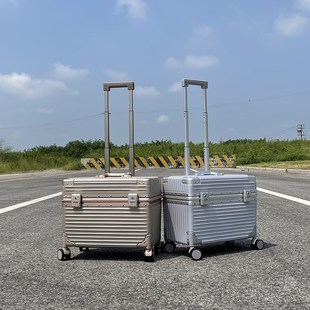 16铝框上翻盖拉杆箱18横款登机箱男女20旅行行李箱摄影机长箱22寸