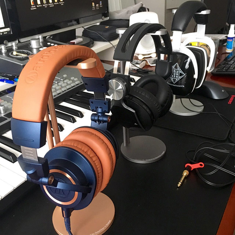 耳机支架头戴式铝合金架子立式展架耳麦挂架托架金属耳机收纳支架