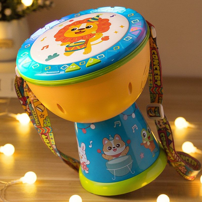 儿童打鼓玩具打击乐器宝宝手敲手拍鼓婴幼儿腰鼓1一2岁6个月以上,玩具/童车/益智/积木/模型,打击乐器,淘宝优惠券,粉丝福利购,淘宝优惠卷