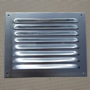 不锈钢外墙防雨风罩排通风口冲孔透气散热检修查口百叶窗格栅盖板