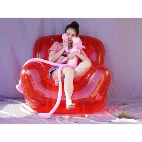 充气新款高端品质时尚潮流单人奢华型拼接充气沙发北欧舒适网红款
