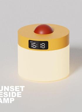 SUNSET BESIDE LAMP | 落日床头 伴睡氛围灯 冷暖光调节 遥控设计