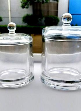 金钟罩蜡烛杯铃铛罩水晶扩香石香薰罩永生花装饰摆件透明玻璃罩