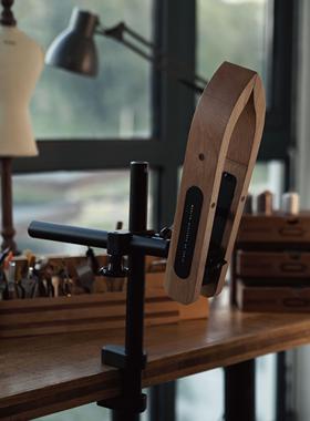 造具MAXITA手工皮具手缝木夹木架手工皮革diy工具缝线固定制皮具