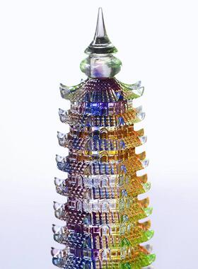 琉璃文昌塔九层13层纯铜摆件居家客厅办公书桌面摆放金榜题名送礼