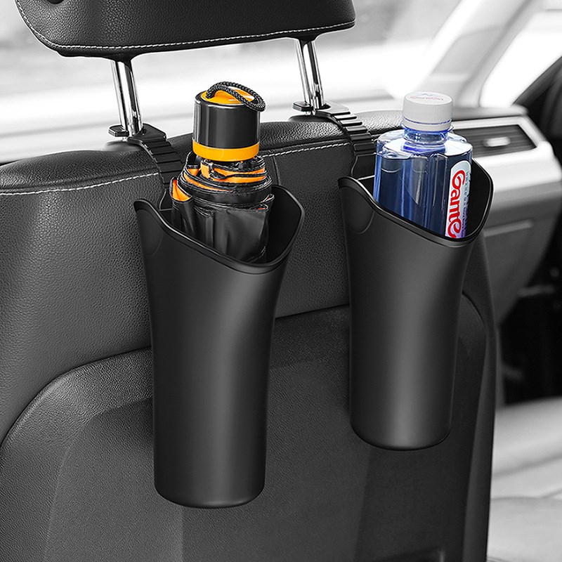 车载雨伞收纳桶汽车内用置物兜前座后排前排车上放伞挂式神器折叠