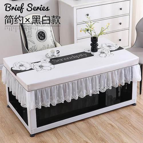 长方形烤火桌子罩套防水防油轻奢奶油风火炉桌布电炉子茶几防尘罩