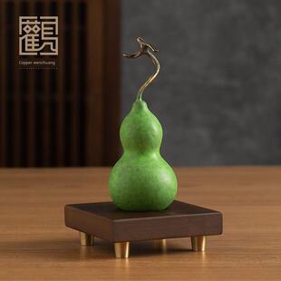 采购产品铜葫芦饰品,搬家,文化创意礼品,装饰,客厅,入口柜,