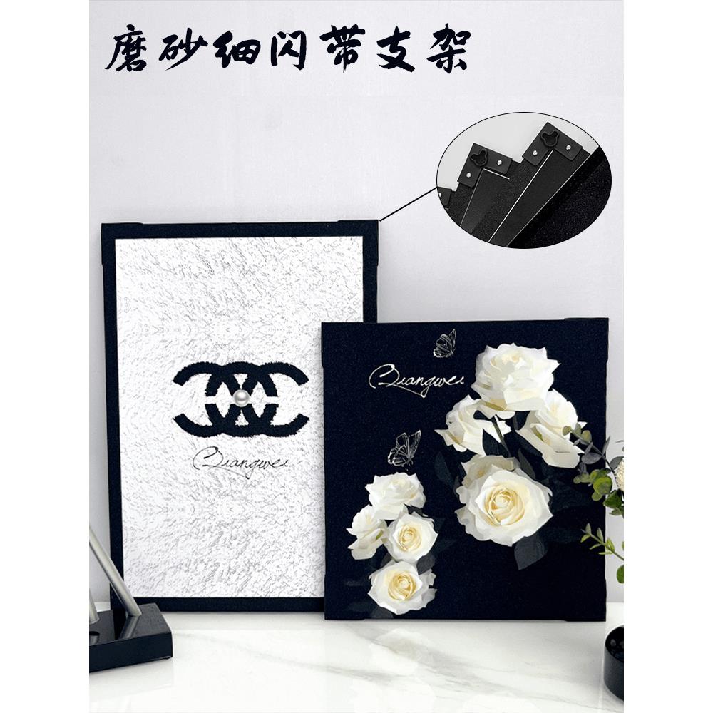 轻奢高级感客厅电视柜玄关餐边柜床头柜斗柜台面装饰画摆画摆件