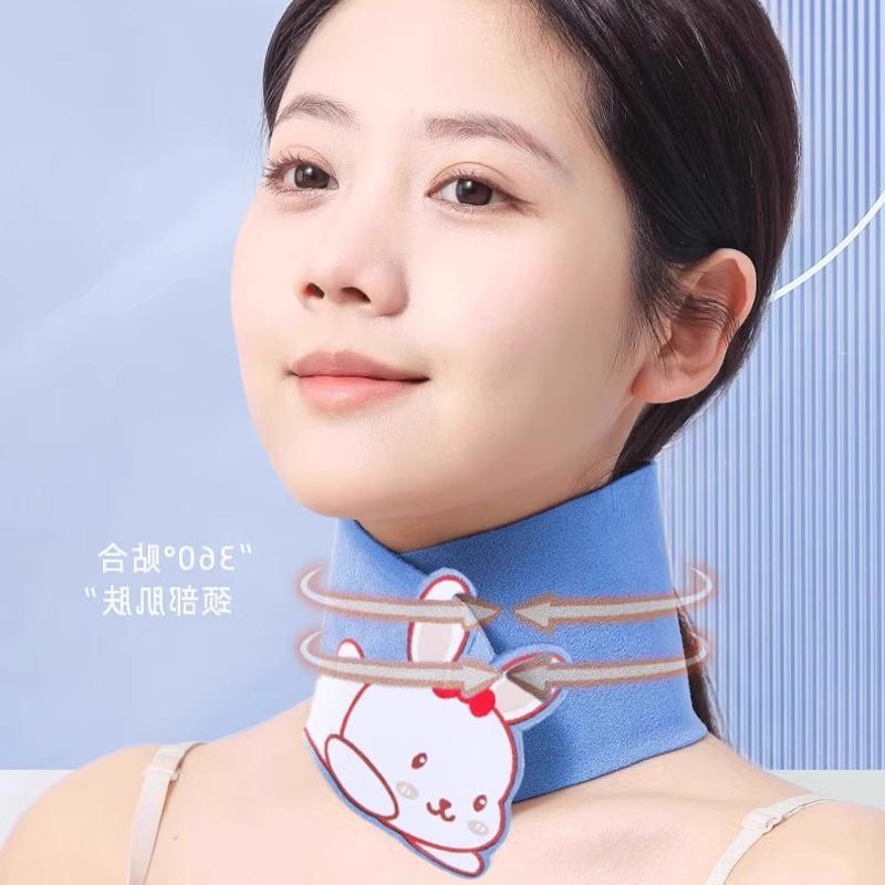 小兔带化颈膜面膜固器颈LMV膜绑淡颈纹敷脖子神器雪瑞姑姑定护肤