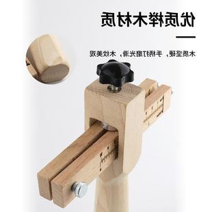 iy皮具木质皮带切割定位可调革节 皮带切裁割器手工皮分d割器工具