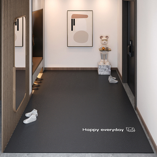 皮革入户门地垫大门口进门脚垫室内走廊玄关换鞋垫子纯色pvc地毯
