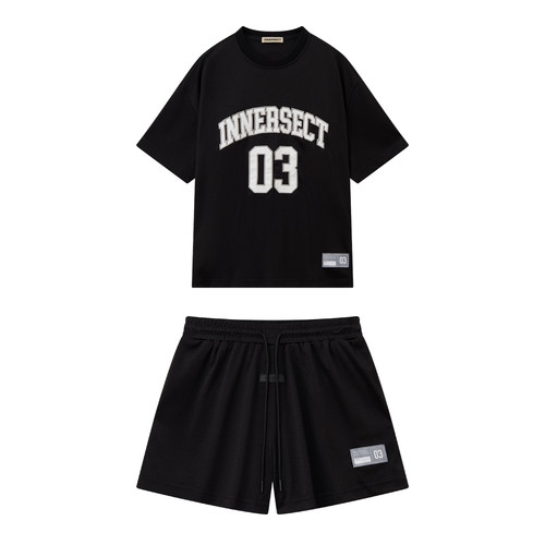 INNERSECT运动网眼透气足球衣+足球短裤男女同款短袖T恤25SS新品