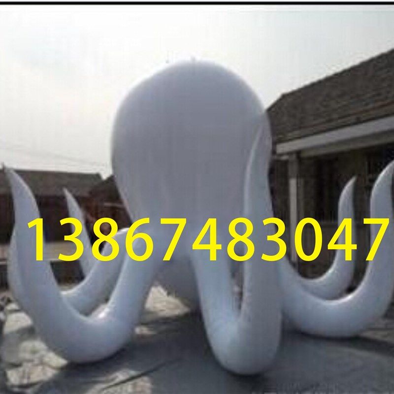 定制2.5米充气水怪 八爪鱼鱿鱼卡通模型帐篷充气造型拱门广告气模