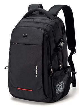 电脑背包定制印LOGOp双肩包男士大容量旅行2024新款初高中学生书