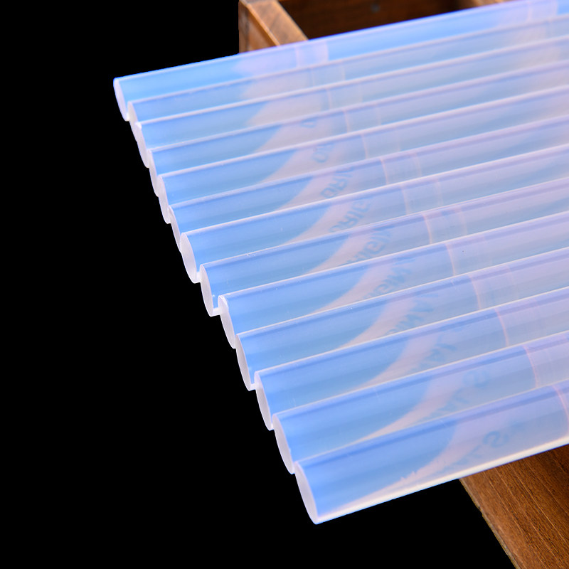 超高粘透明环保热熔胶棒//手工家用胶条胶枪7mm11mm全透高粘胶棒