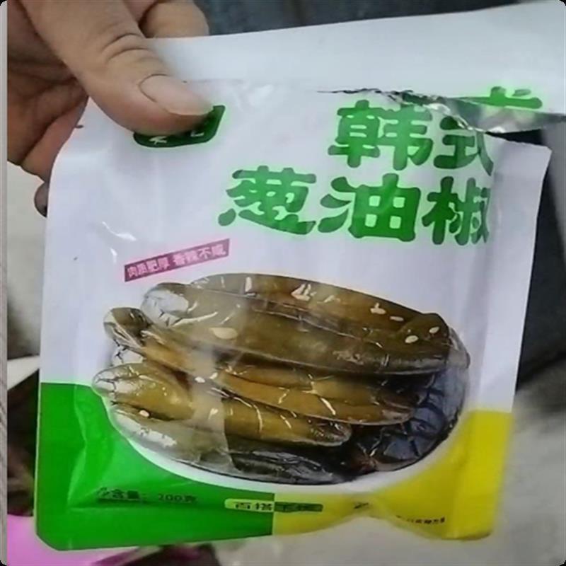 昊七七韩式葱油椒延边朝鲜族正宗泡椒泡菜东北咸菜腌辣椒下饭小菜