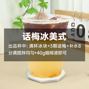 冲泡话梅500g话梅柠檬茶话梅汽泡美式专用上台湾庄咸话梅调理话梅