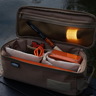 WHATNOT户外横版收纳包手提运动露营装备小物钓鱼气罐拍摄杂物袋