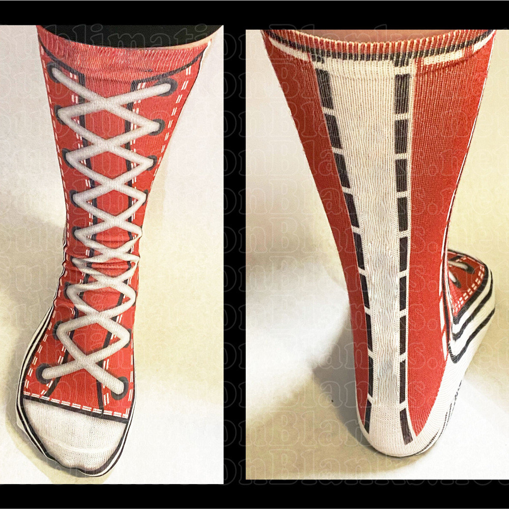 抖音仿真帆布鞋袜子人字拖袜子3d立体印花趣味指甲帆布鞋指甲袜