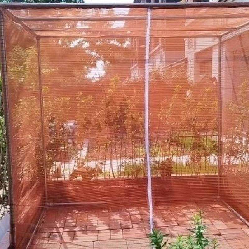 户外防蚊帐篷锌镀管网纱帐篷夏天加密透气庭院帐篷防虫网加厚厂家