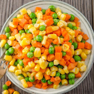 美式杂菜1kg青豆玉米粒胡萝卜丁速冻混合杂菜什锦蔬菜粒炒饭商用